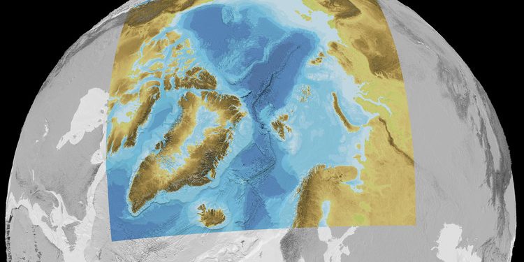 خريطة جديدة للمحيط المتجمد الشمالي تعزز بيانات مشروع خرائط قاع البحر العالمي ” Seabed 2030″