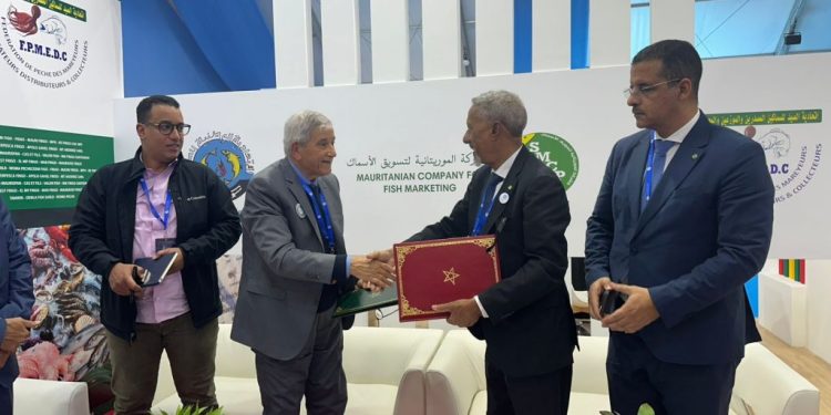 الكنفدرالية المغربية لارباب سفن و معامل السمك السطحي (COMAIP) وفدرالية الصيد البحري الموريتانية توقعان على مذكرة تفاهم بشأن الصيد المستدام.