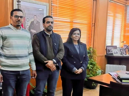رئيس الجمعية المغربية لمربي الصدفيات بالداخلة يبحث مع زكية دريوش تسريع مشاريع الصدفيات وتعزيز البنيات التحتية