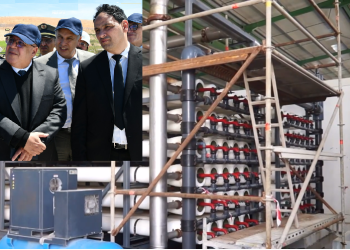 المجمع الشريف للفوسفاط بآسفي يستعرض أوراشاً كبرى تعكس الدينامية التنموية بالإقليم ومن بينها على الخصوص مشروع تزويد مدينة مراكش بالمياه المحلاة المنتجة بآسفي