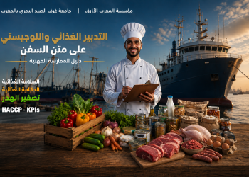جامعة غرف الصيد البحري ومؤسسة المغرب الأزرق تطلقان أول عرض تكويني وطني متخصص في التدبير الغذائي واللوجستي على متن سفن الصيد البحري